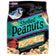 Brown's Shelled Peanuts Wild Bird Seed, 8-lb bag, shown with various birds, ideal for attracting woodpeckers, nuthatches, and jays, packed fresh weekly.