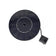 Floating Solar Bird Bath Bubbler with a round, low-profile design, featuring a black circular structure and attached cable for easy installation in bird baths.