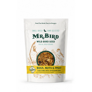 Mr. Bird Bugs, Nuts & Fruit wild bird seed, 4 lb resealable bag