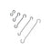 Extension Hooks (5 Sizes) displayed in various lengths, made from 1/4 inch steel wire with green vinyl caps, suitable for hanging feeders with a 50-pound capacity.