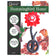 QuackUps Hummingbird Home with Nesting Fibers featuring a box with a hummingbird design, red flower, and clip for easy installment on branches.