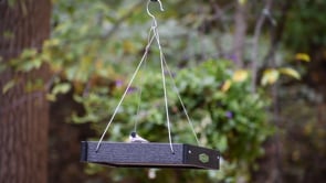 Duncraft Classic Bird Safe Platform Bird Feeder, Black